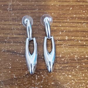 Elegant Silver Drop Earrings